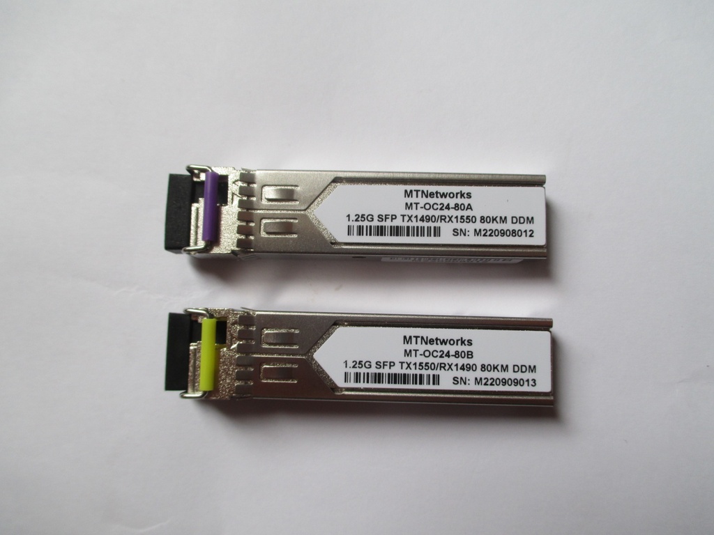 MTNetworks SFP Bidi 1G ZR 1550nm/1490nm 80km
