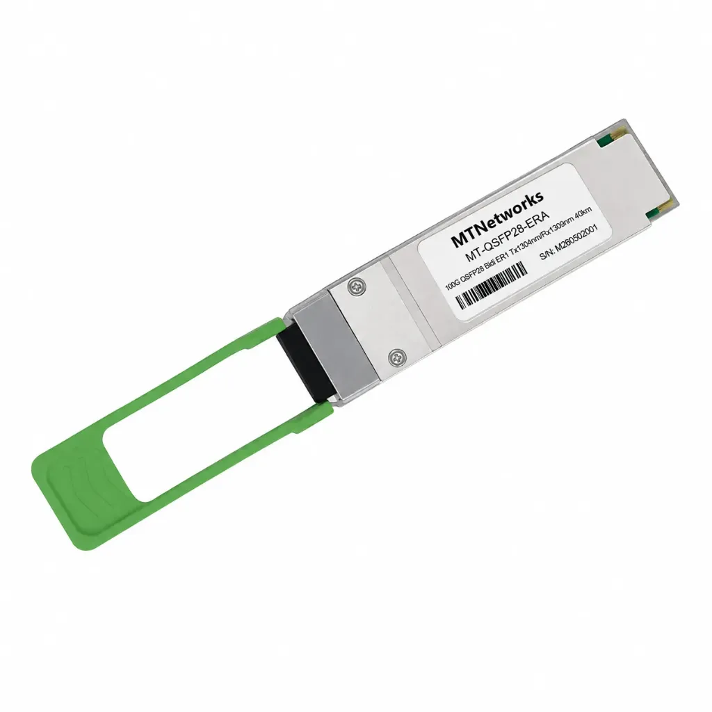 [MT-QSFP28-ERA] MTNetworks QSFP28 100G Bidi ER1 Tx1304nm/Rx1309nm 40km
