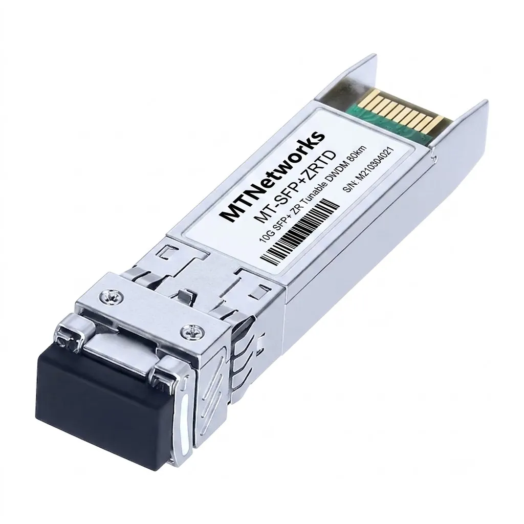 [MT-SFP+-ZRTD] MTNetworks SFP+ 10G ZR Tunable DWDM 1529.16 to 1563.86nm 80km