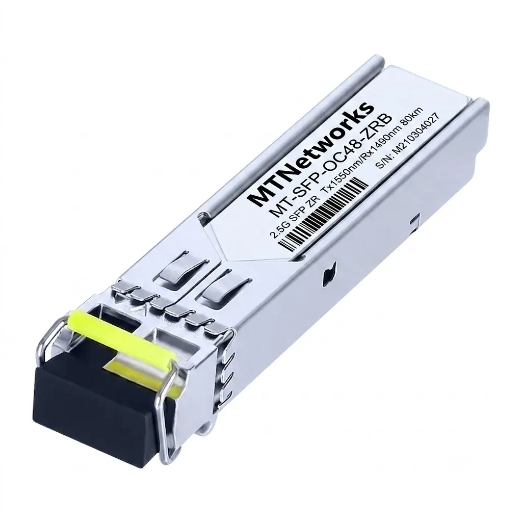 MTNetworks SFP BIDI 2.5G ZR SDH/STM-16 SONET/OC-48 Tx1550nm/Rx1490nm 80km