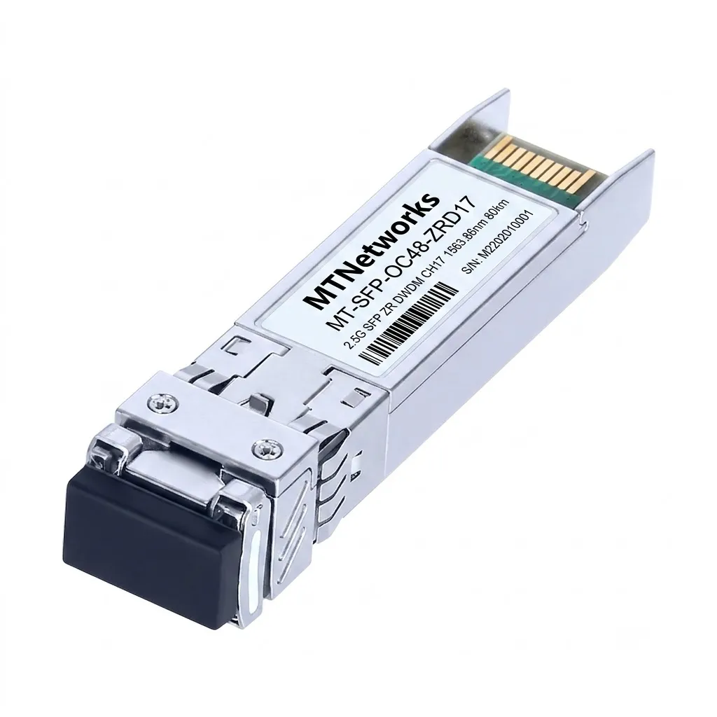 [MT-SFP-OC48-ZRD17] MTNetworks SFP 2.5G ZR SDH/STM-16 SONET/OC-48 DWDM CH17 1563.86nm 80km