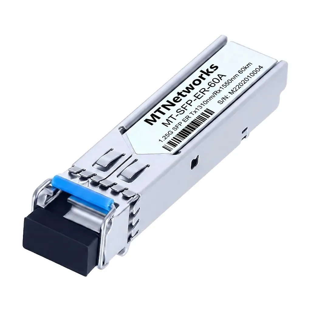 MTnetworks SFP BIDI 1.25G ER Tx1310nm/Rx1550nm 60km