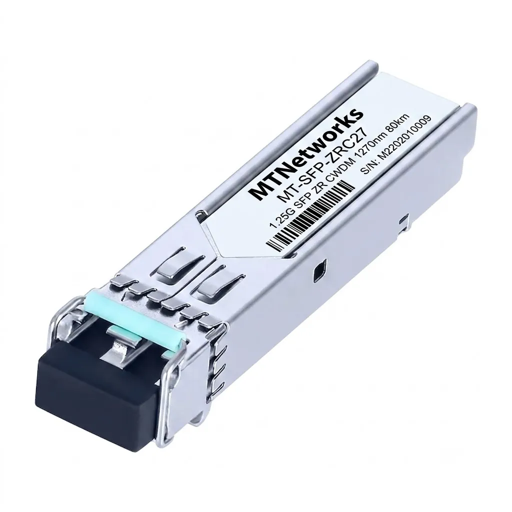[MT-SFP-ZRC27] MTNetworks SFP 1.25G ZR CWDM 1270nm 80km