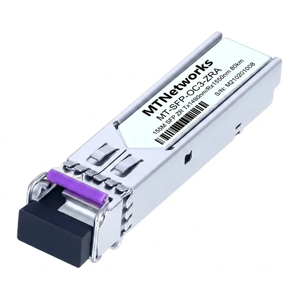 MTNetworks SFP BIDI 155M ER SDH/STM-1 SONET/OC-3 Tx1490nm/Rx1550nm 80km