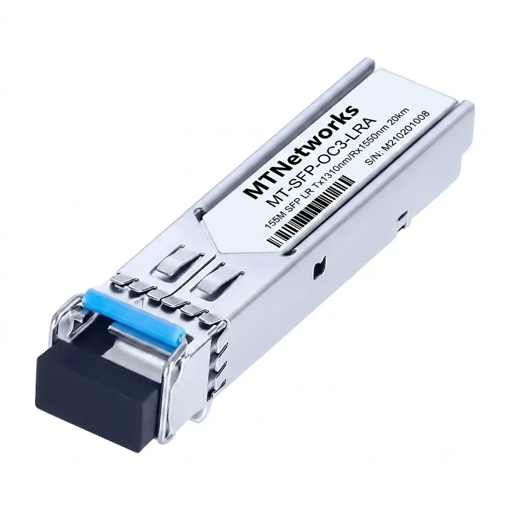 [MT-SFP-OC3-LR-20A] MTNetworks SFP BIDI 155M LR SDH/STM-1 SONET/OC-3 Tx1310nm/Rx1550nm 20km