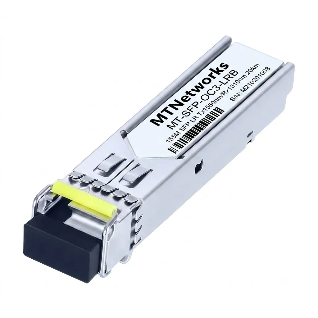 MTNetworks SFP BIDI 155M LR SDH/STM-1 SONET/OC-3 Tx1550nm/Rx1310nm 20km