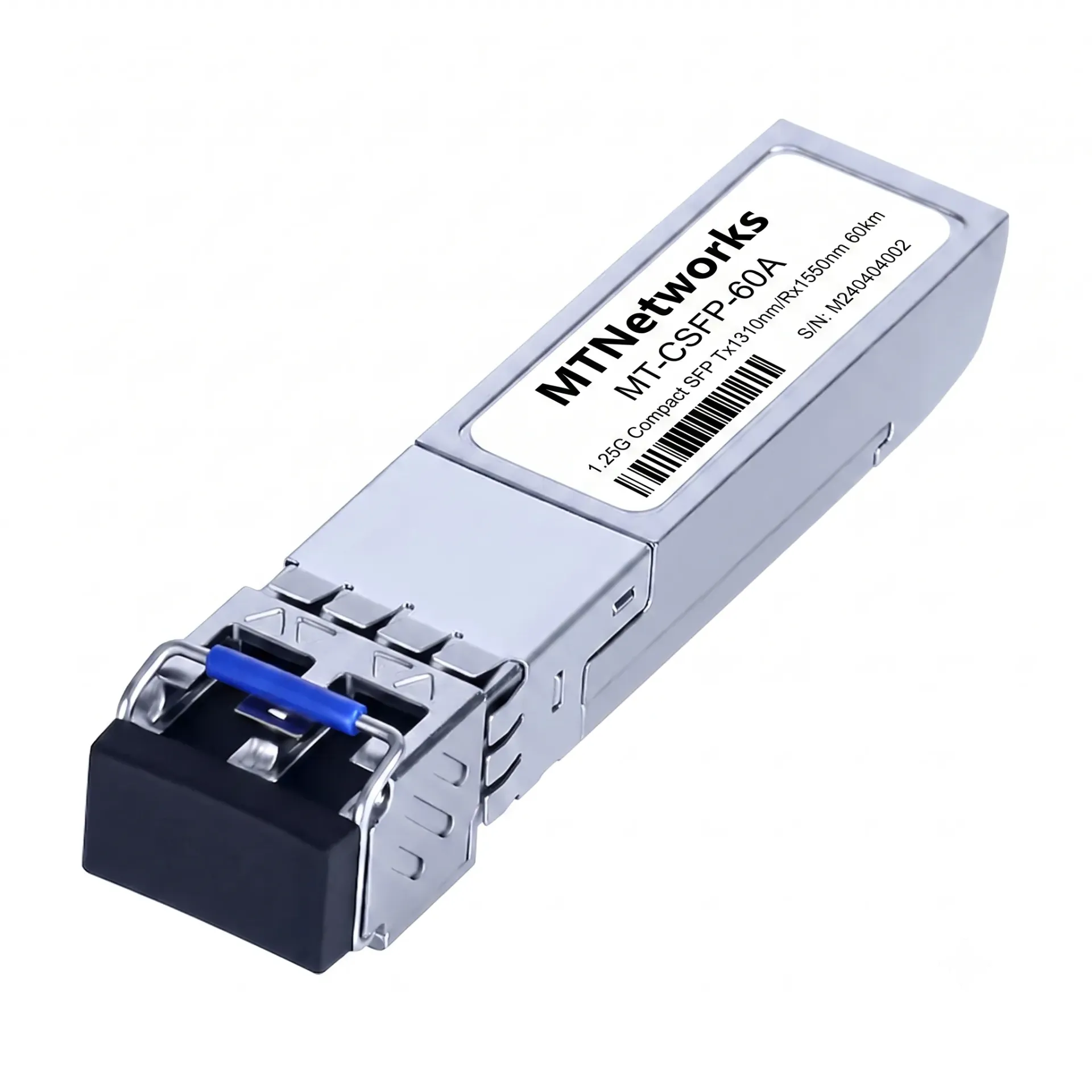 [MT-CSFP-60A] MTNetworks Compact SFP BIDI 1.25G Tx1310nm/Rx1550nm 60km