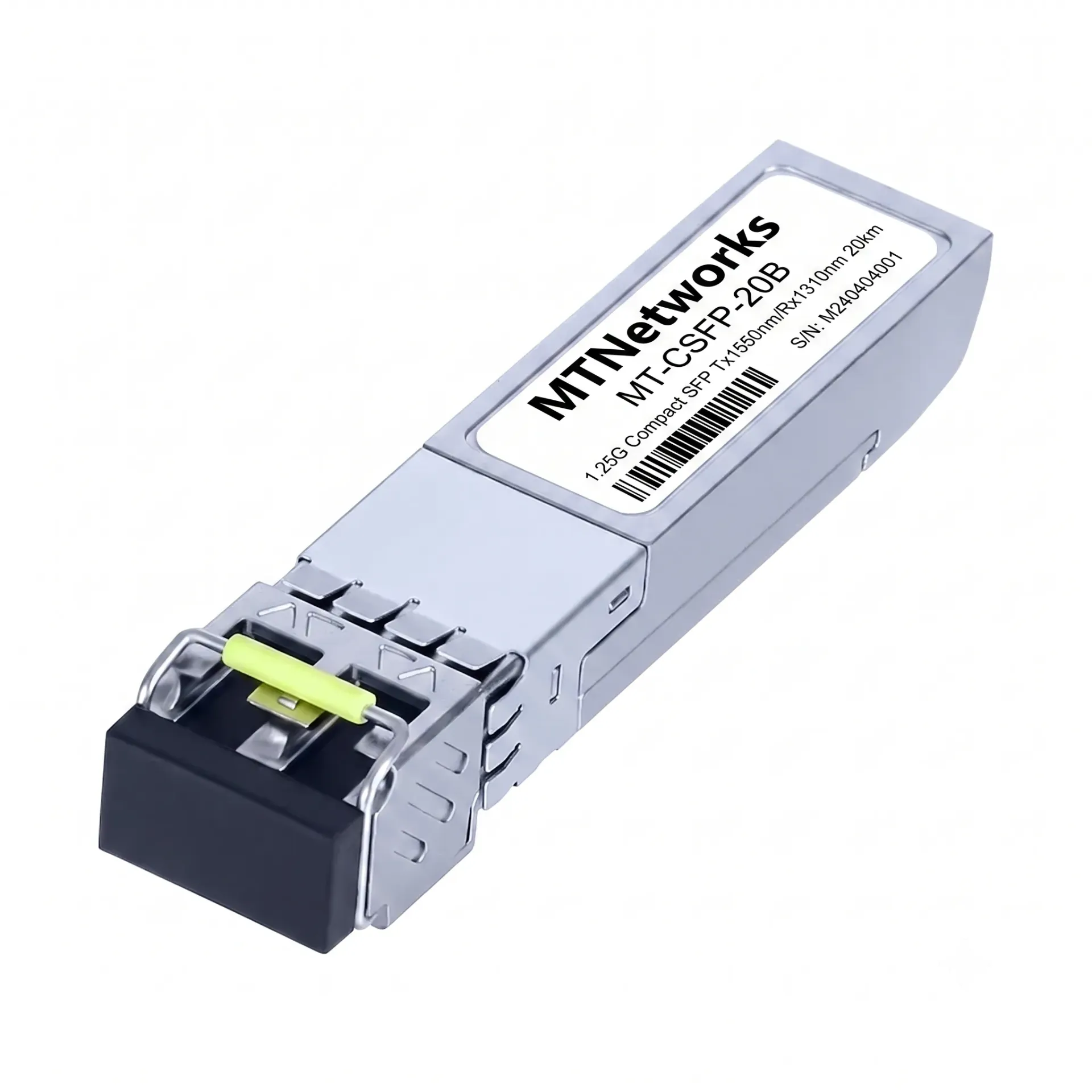 [MT-CSFP-20B] MTNetworks Compact SFP BIDI 1.25G Tx1550nm/Rx1310nm 20km