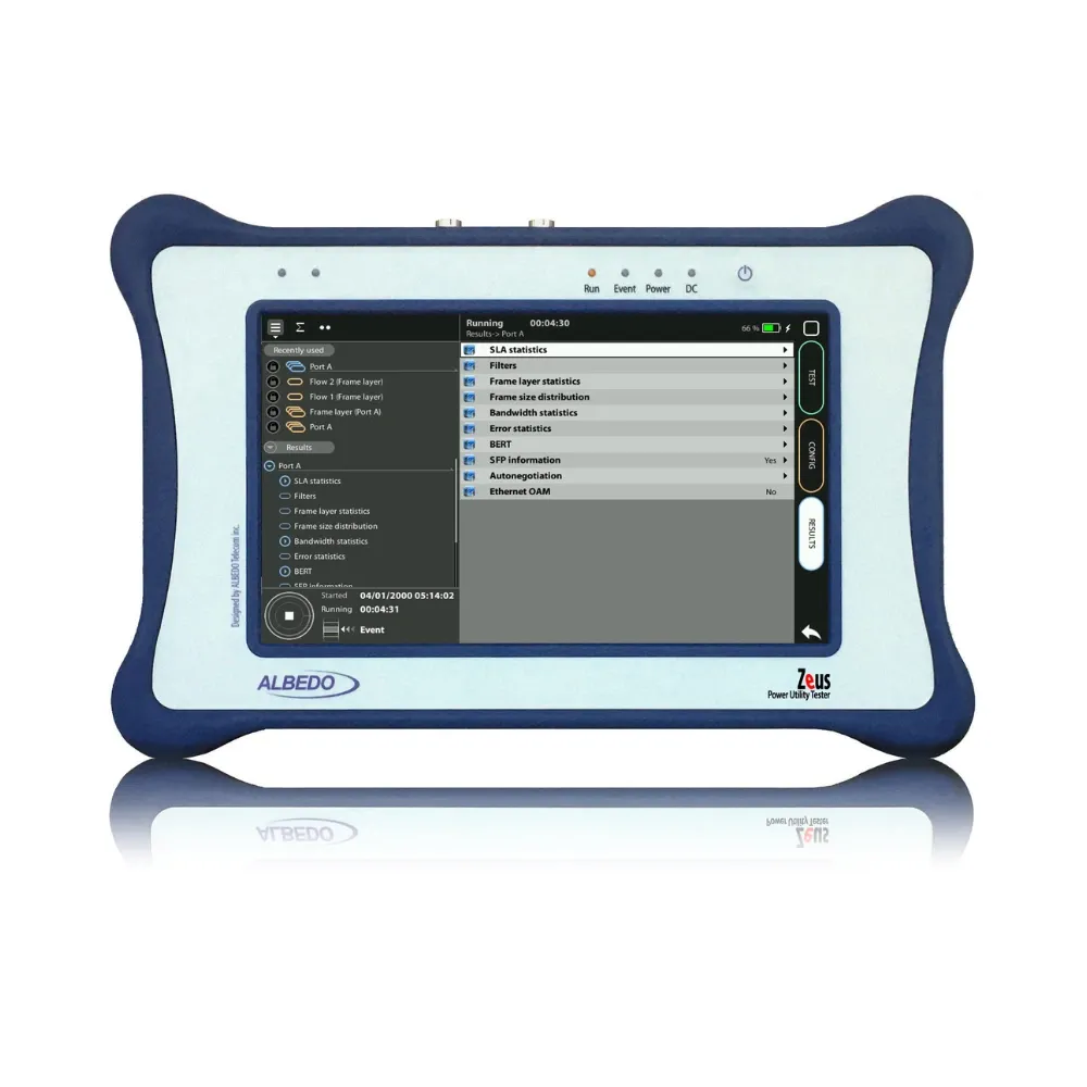 Albedo Telecom Network Tester for Power Utilities ZEUS