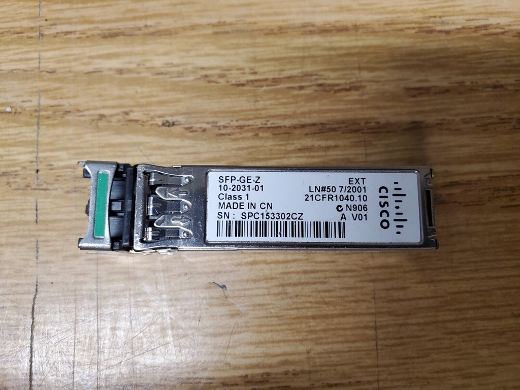 Cisco SFP 1000BASE ZR 1550nm 80km 
