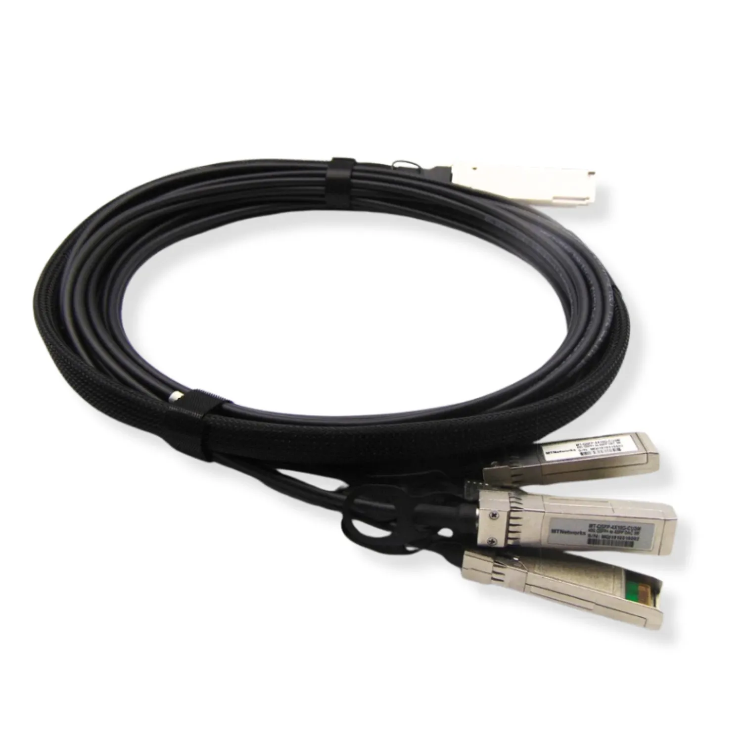 [MT-QSFP+-4XSFP+-DAC3M] MTNetworks QSFP+ 40G to 4xSFP+ 10G Breakout Direct Attach Cable 3M