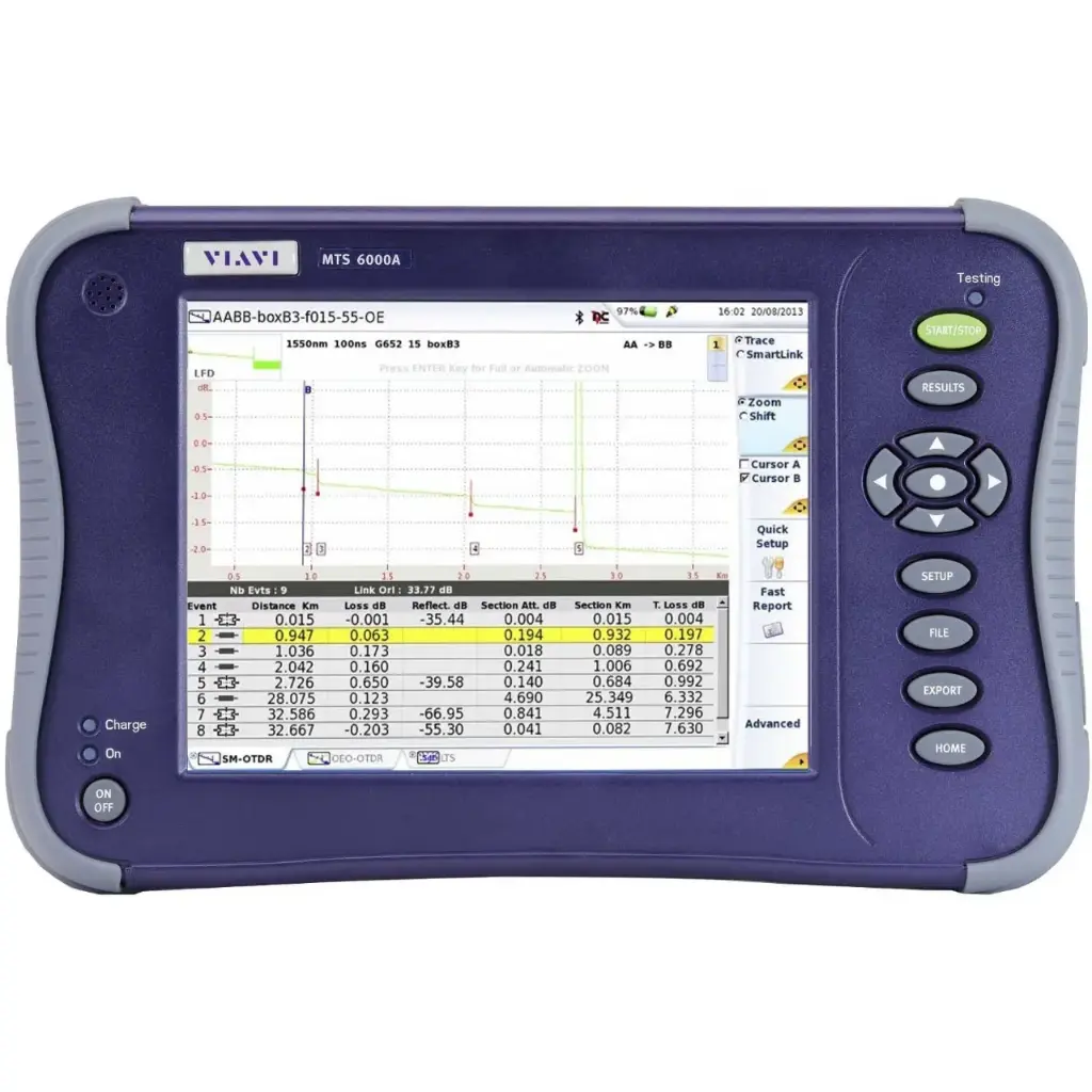 JDSU/VIAVI OTDR LR MTS6000AV2-E8126C