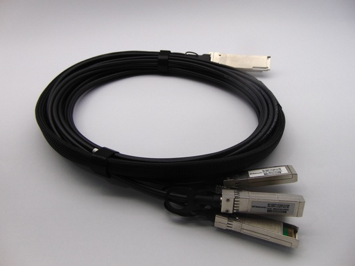 [MT-QSFP-4X10G-CU3M] MTNetwork 40G QSFP+ to 4x10G SFP+ Breakout Direct Active Cable, 3M