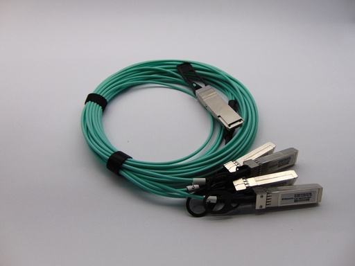 [MT-QSFP-4X10G-AOC10M] MTNetworks 40G QSFP+ to 4x10G SFP+ Breakout Active Optical Cable 10M