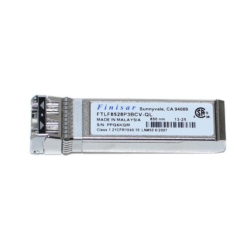 [FTLF8528P3BCV-QL] Finisar SFP+ 8G SR 850nm 300m