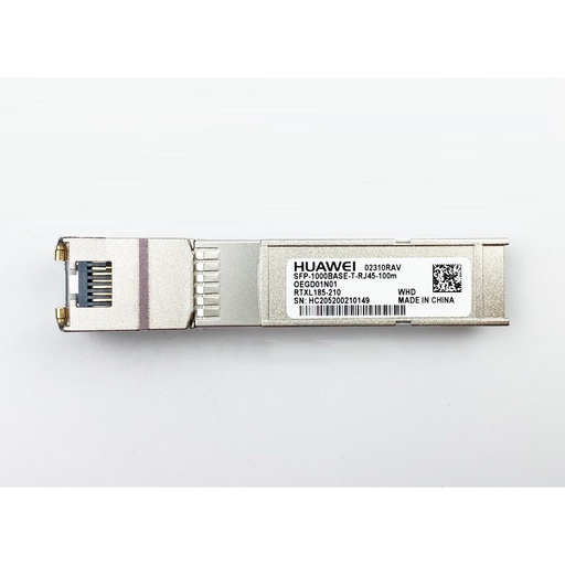 [02310RAV] Huawei SFP 1000BASE-T Copper SFP 100m